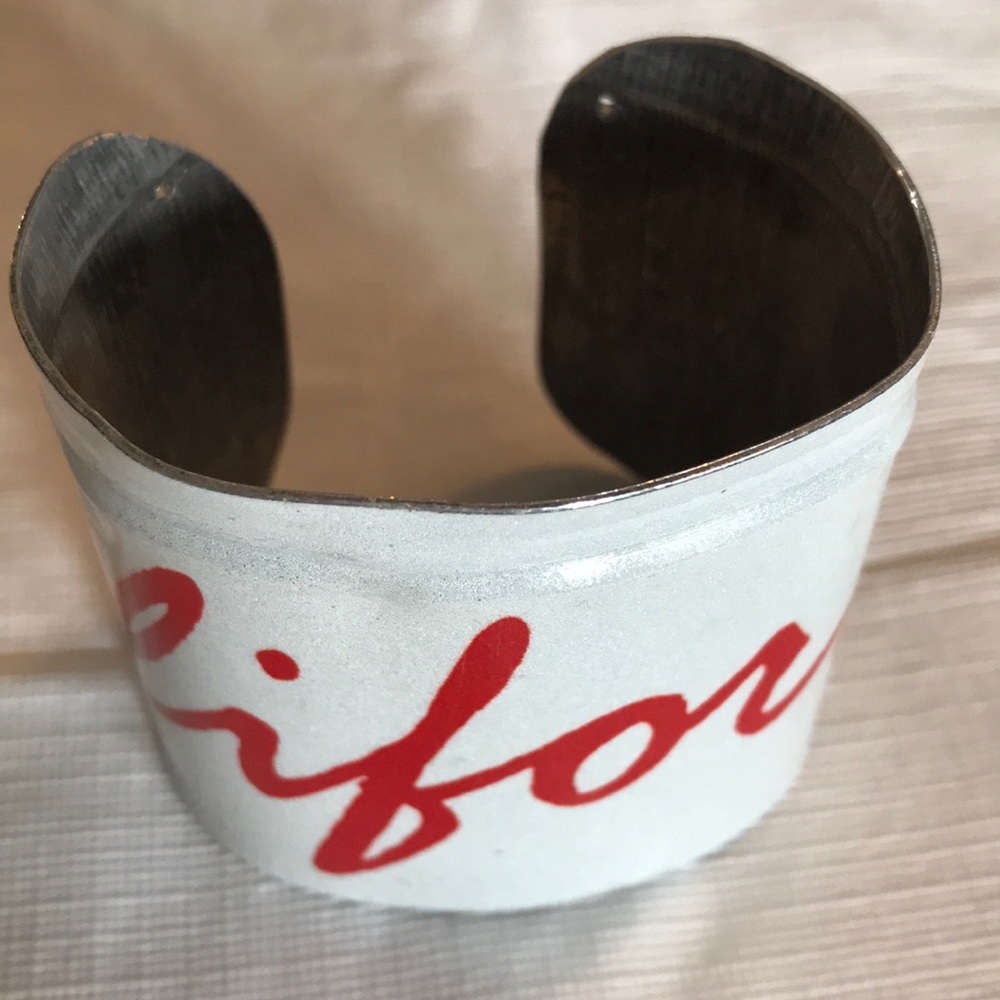 California license place cuff bracelet